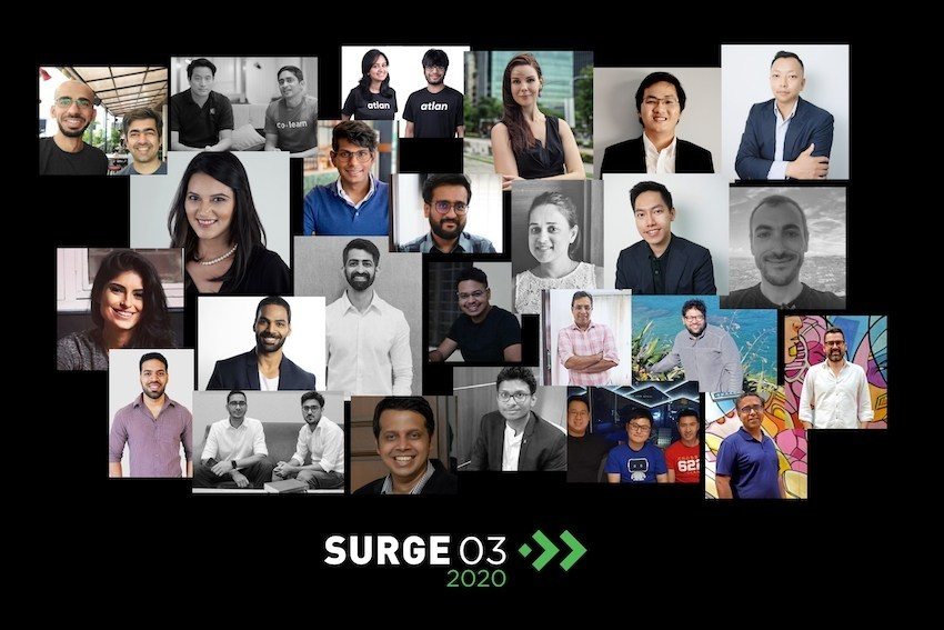 Para pendiri startup di Program Akselerator Surge 03. Foto: Sequoia Capital