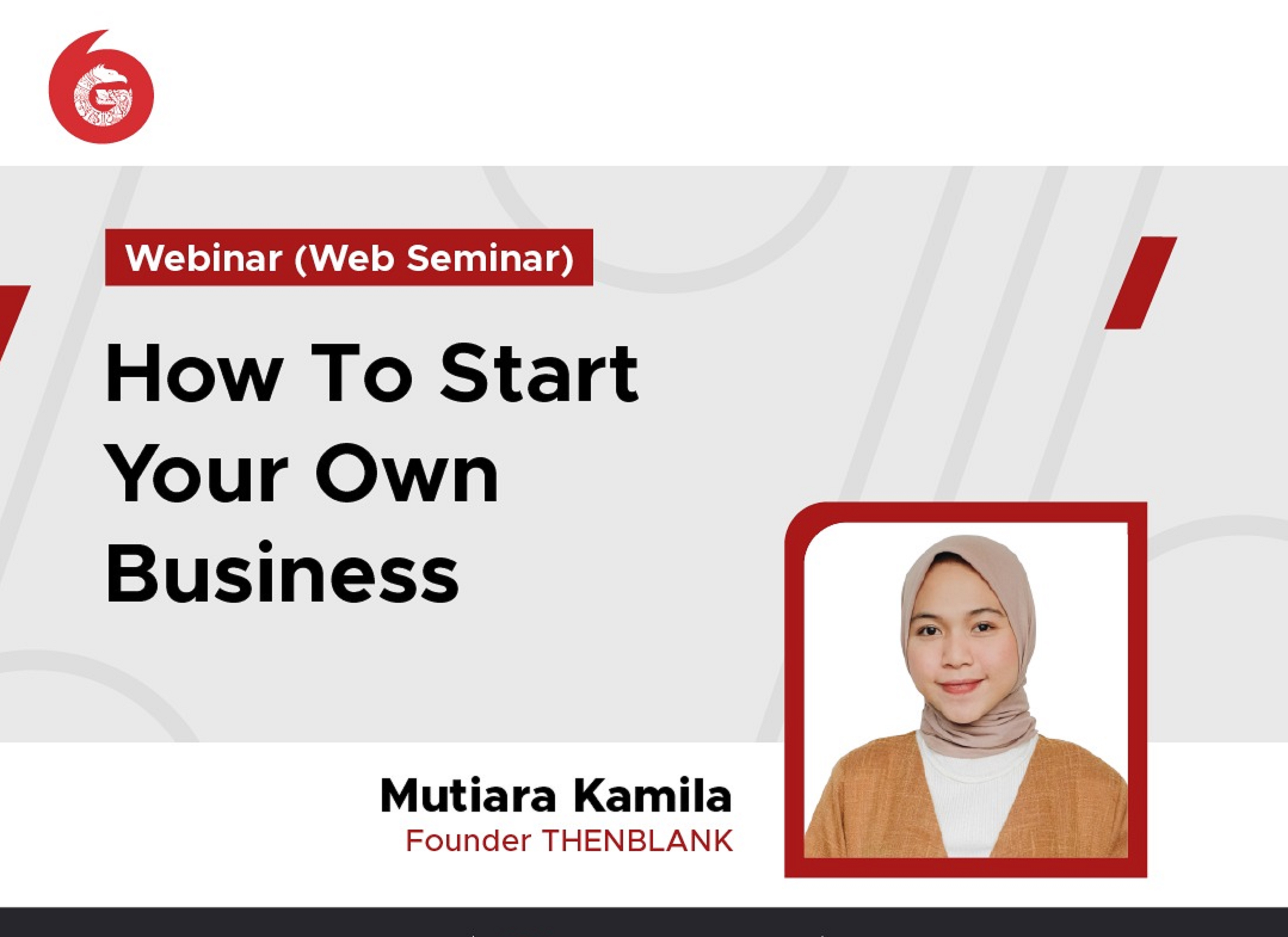 Poster Webinar ke-9 | Foto: GNFI