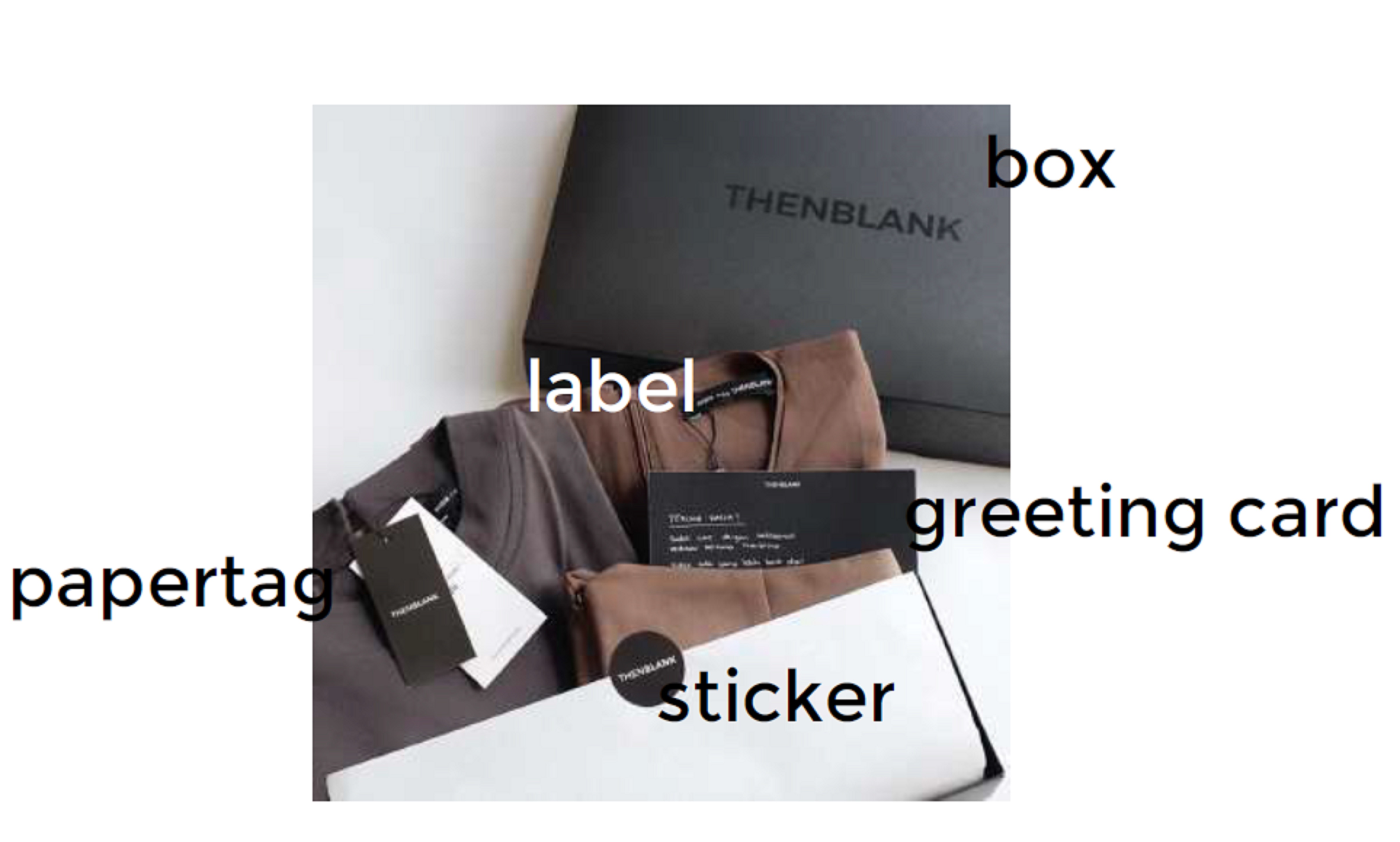 Produk THENBLANK untuk customer | Foto: Mutiara Kamila