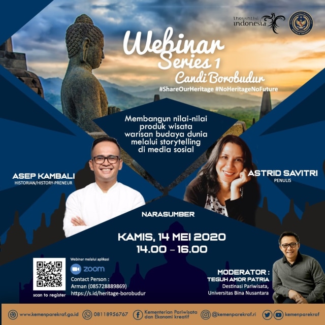Pengisi acara Webinar Series Kemenparekraf. Foto: Kemenparekraf