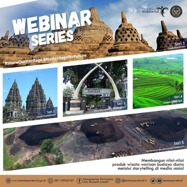 Webinar Series Kemenparekraf. Foto: Kemenparekraf