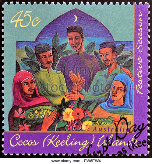 Cocos Island Perangko tahun 1996 | alamy.com