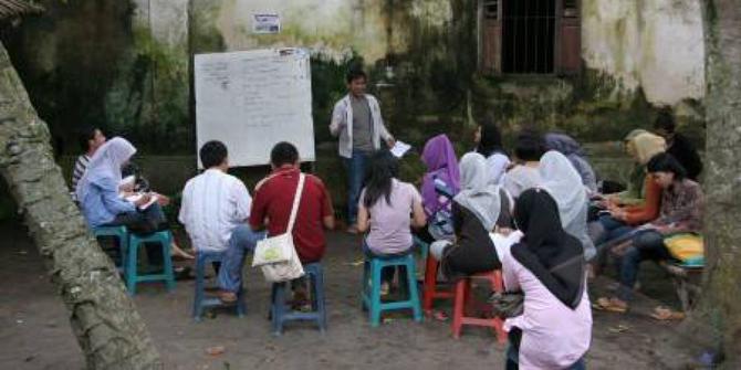 Suasana Kampung Inggris, 2012 (Foto: Merdeka.com)