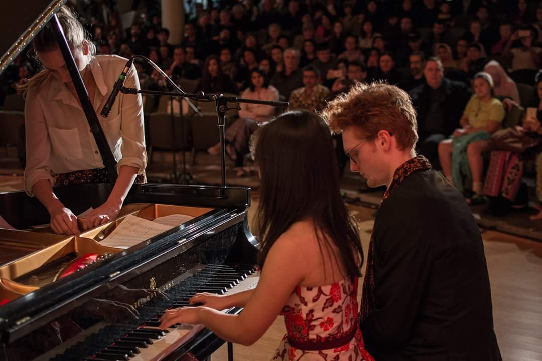 Zuma, Eleanor, Lifia, dan Gabe saat pertunjukan piano, Sumber : Permias PDX
