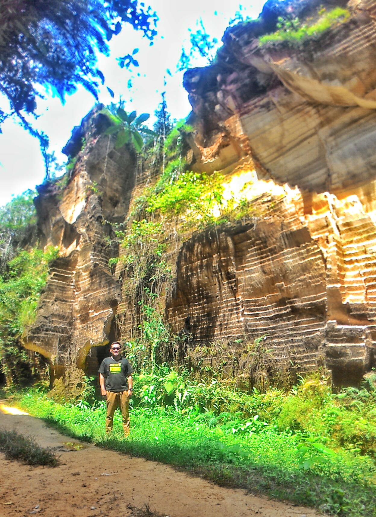 Deretan bukit kapur arosbaya, Dok. Pribadi