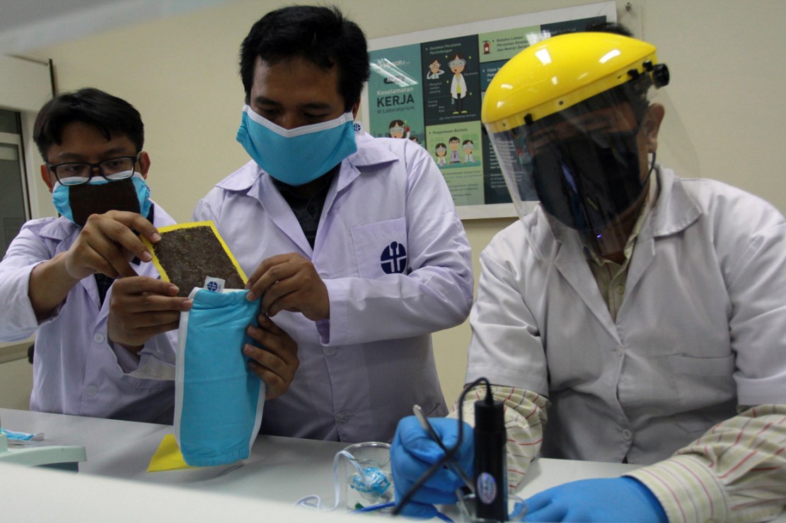 masker disinfektor tembaga LIPI