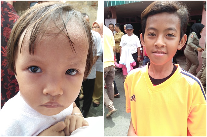 Anak-anak di eks Lokalisasi Dolly