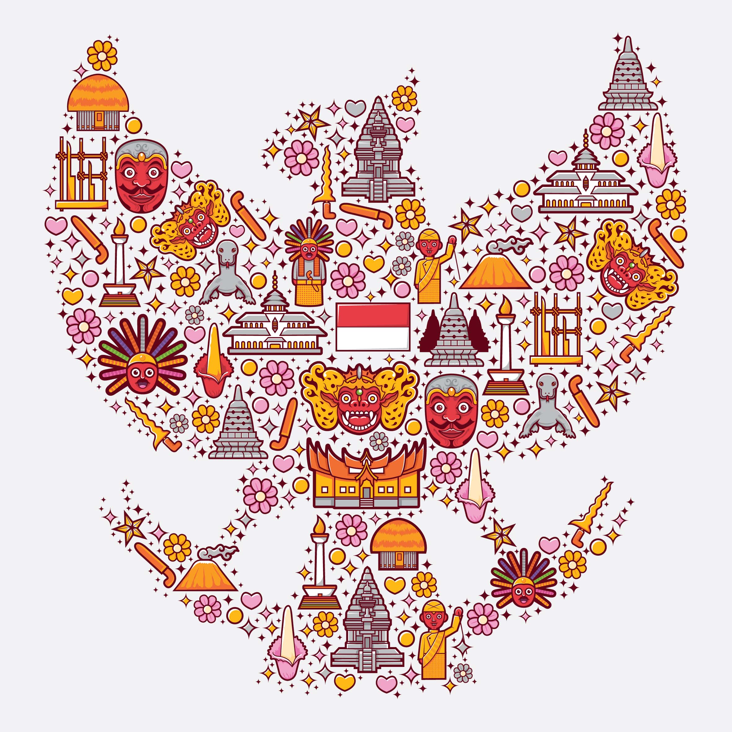 Ilustrasi Lambang Garuda