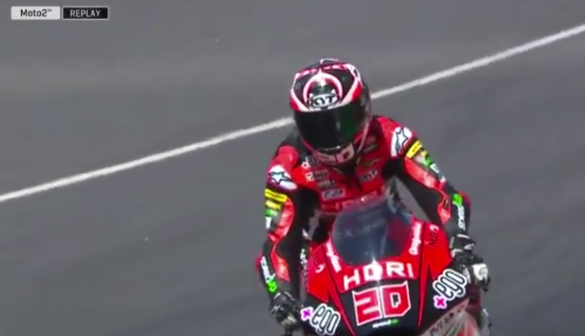 Fabio Quartararo saat di ajang Moto2 2018