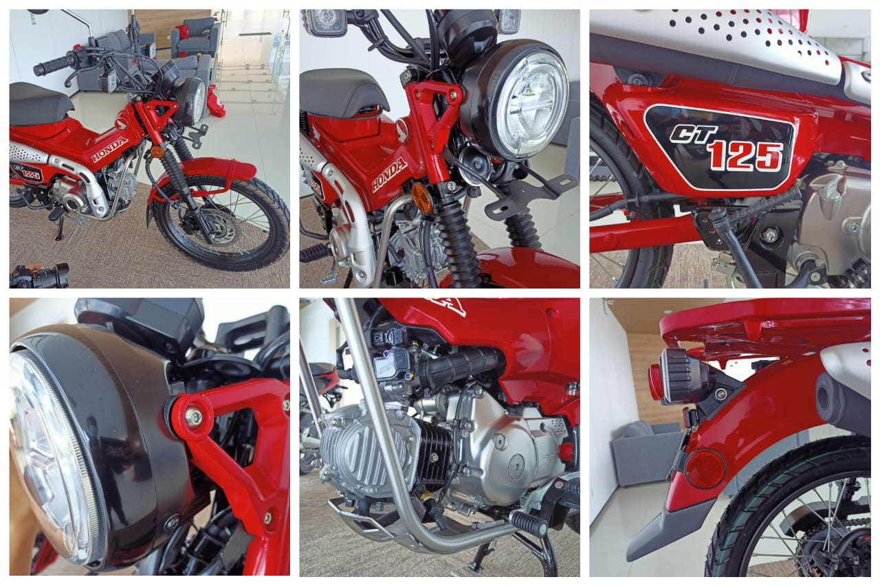 Desain dan spesifikasi Honda CT125