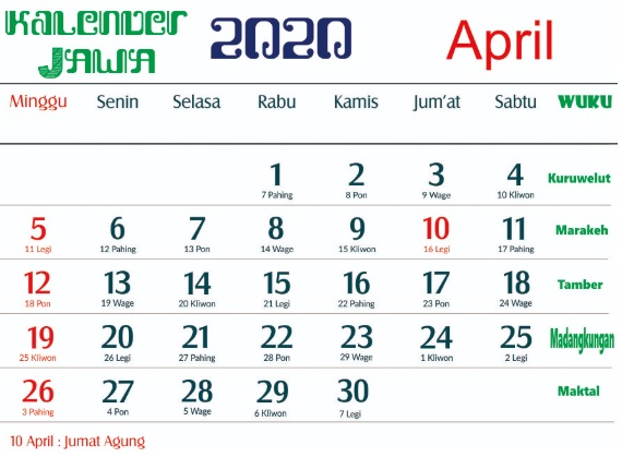 Kalender Jawa