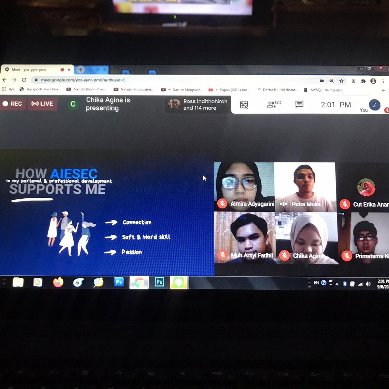 Figure 1 AIESEC sebagai salah satu platform pengembangan kepemimpinan dan potensi pemuda sejak 1948 | Foto: Dokumentasi Pribadi