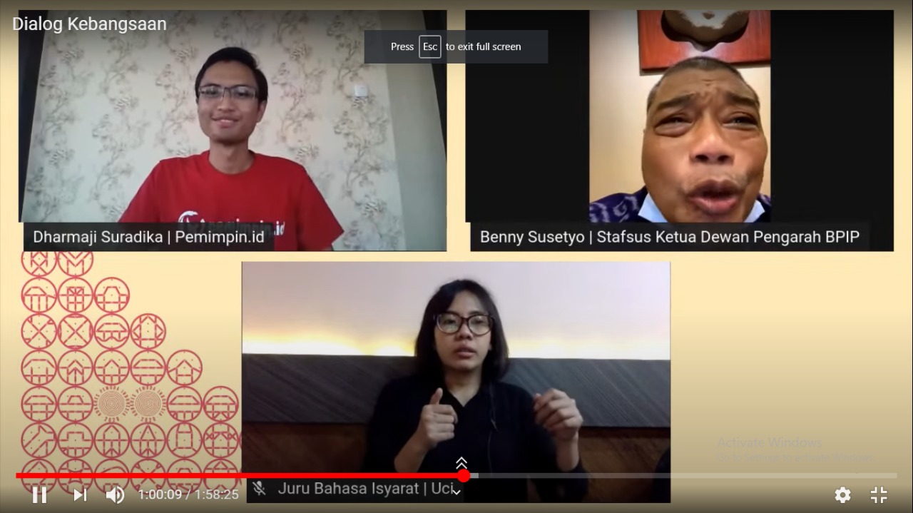Benny Susetyo di Dialog Kebangsaan | Foto: Dok. Pribadi