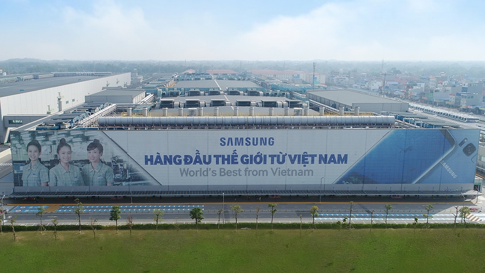 Kompleks pabrik Samsung di Vietnam, raksasa | Nan Dhan