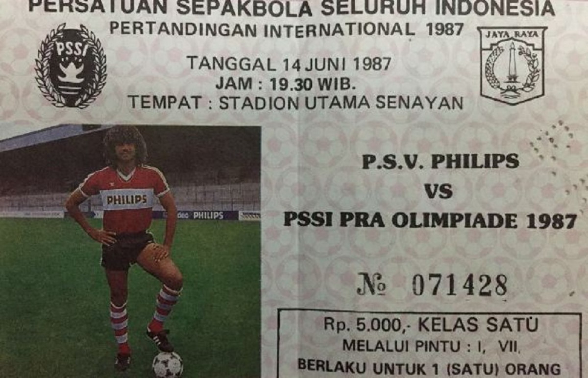 Ruud Gullit di Jakarta.