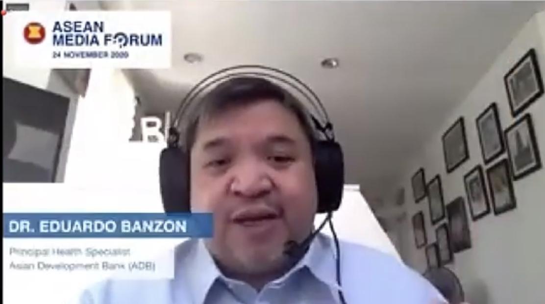 Dr. Eduardo Banzon dalam ASEAN Media Forum 2020