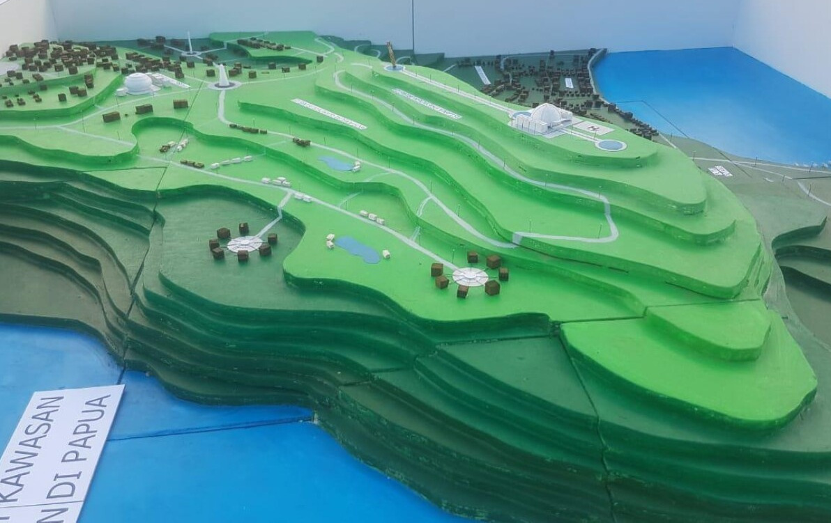 Site plan Istana Presiden di Papua © Jeda.id