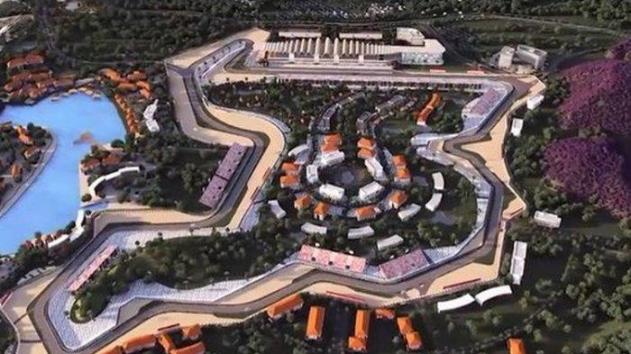 Pemetaan tempat diselenggarakannya MotoGP Indonesia di Mandalika, Lombok, NTB | Tribunnews.com