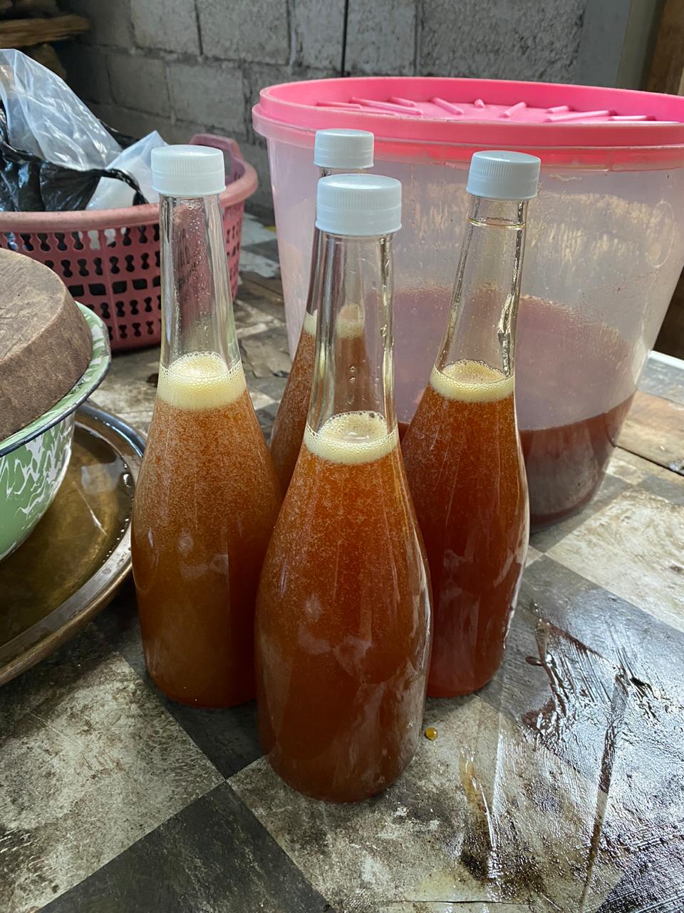 Juruh yang siap dikirim