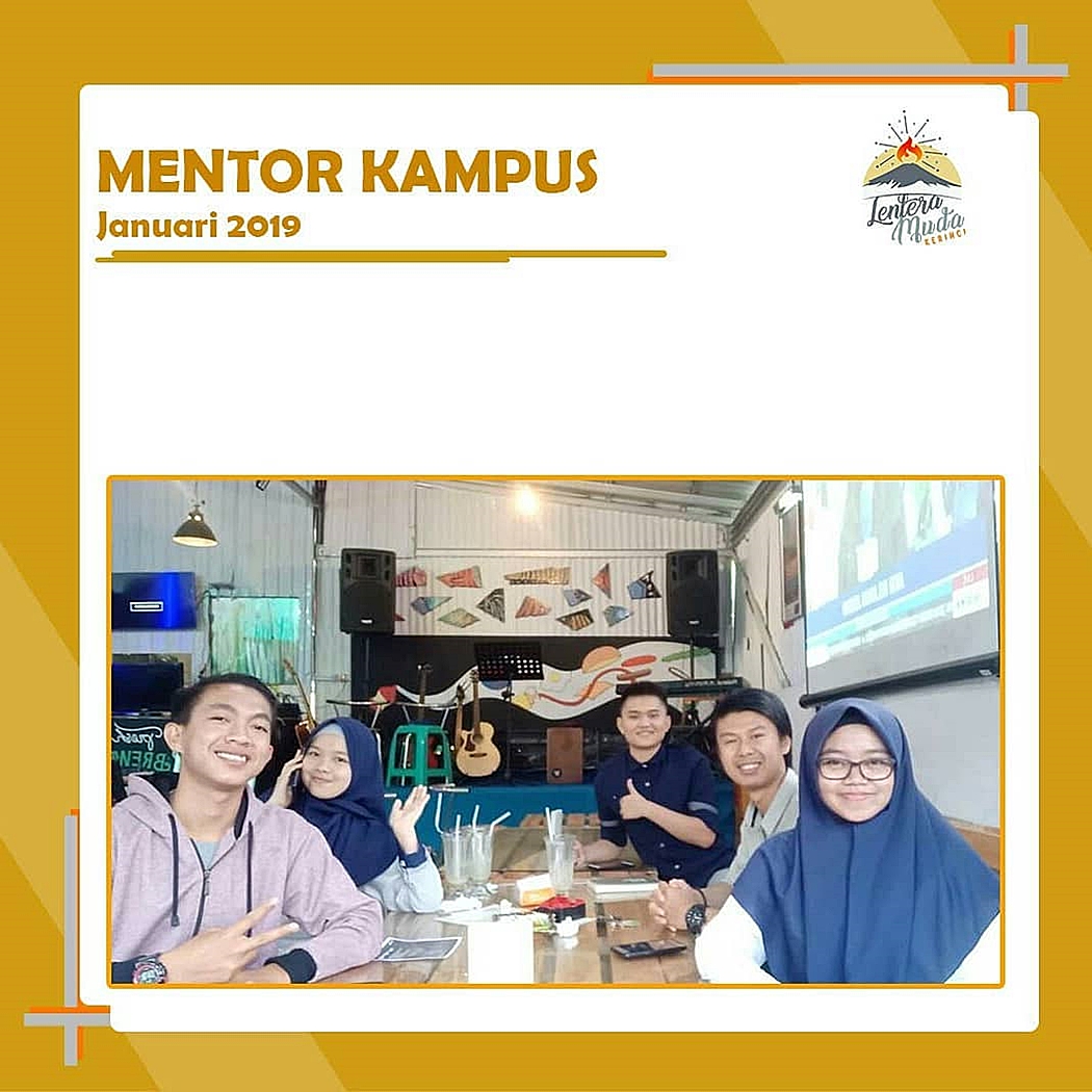 Sharing session bersama salah satu mentor LMK mengenai kampus dan jurusan yang akan dituju.