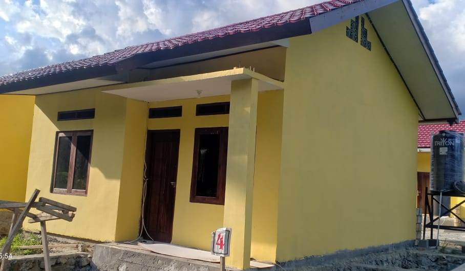Model rumah yang dibangun.