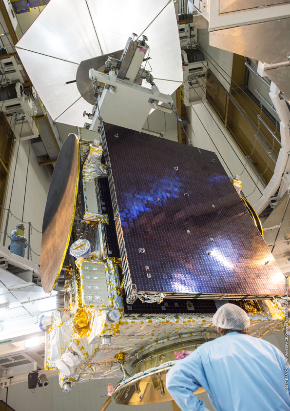 Penampakan Satelit S3 milik Telkom Indonesia.