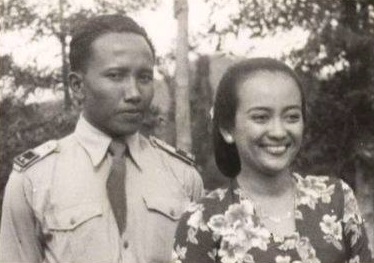 Gusti Nurul dan suaminya, Jarso © Repro Buku Gusti Nurul