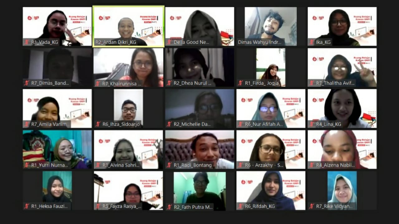 Sesi ketiga oleh Dimas Wahyu © Tangkapan Layar RB Batch 2