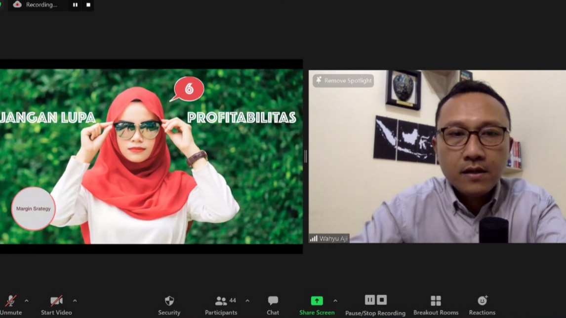 Sesi keempat oleh Wahyu Aji © Tangkapan Layar RB Batch 3