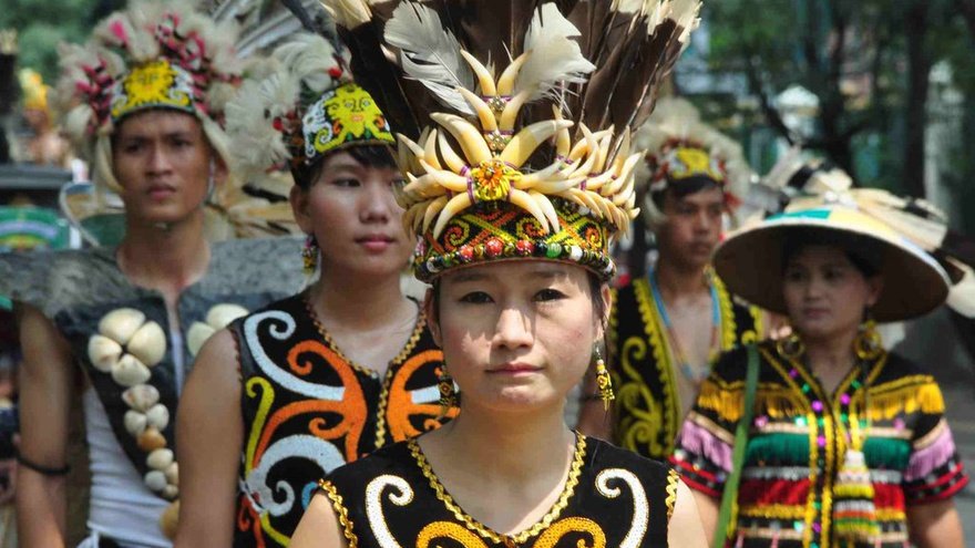 Suku Dayak . Foto | Tirto.id