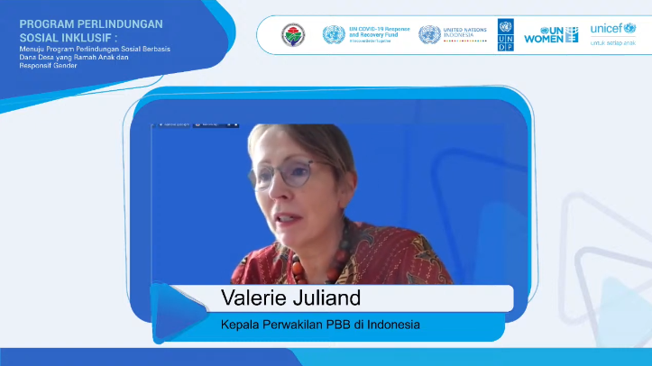 Valeries Juliand selaku Kepala Perwakilan PBB di Indonesia dalam forum