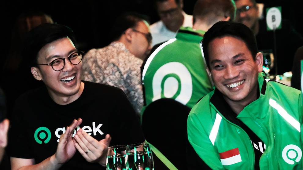 CEO baru Gojek co-chief Kevin Aluwi and Andre Soelistyo, calon CEO GoTo (Photo: Gojek)