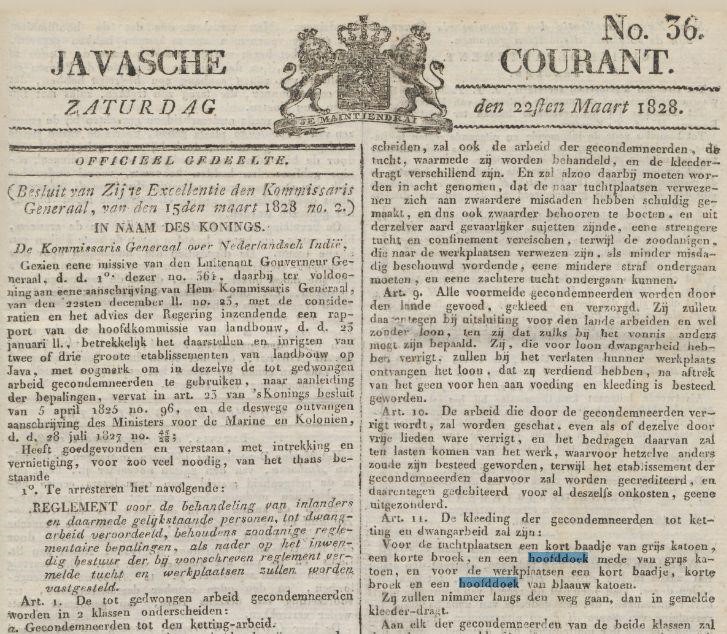 Javasche Courant | Foto: Massa Kini