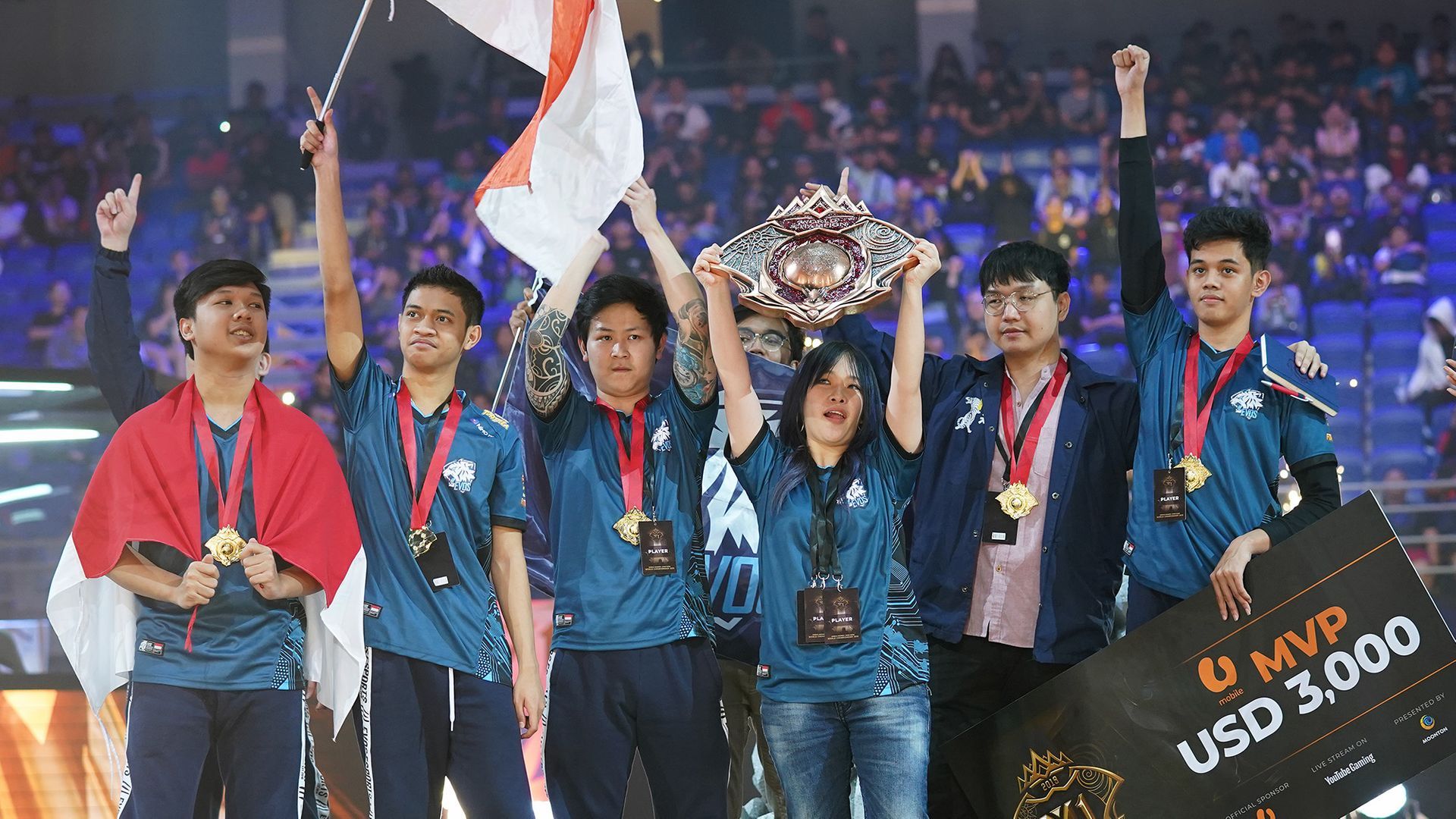 Tim esports di kejuaraan MLBB M1 World Championship 2019