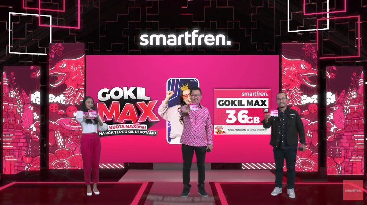 Konferensi pers Smartfren Gokil Max