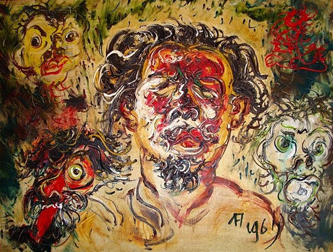 Lukisan ekspresionalisme karya Affandi | Foto: Cikimm.com