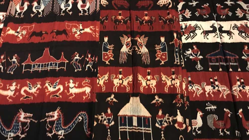 Motif Tenun Ikat Sumba| Foto: Stephanie Yulia/Kumparan