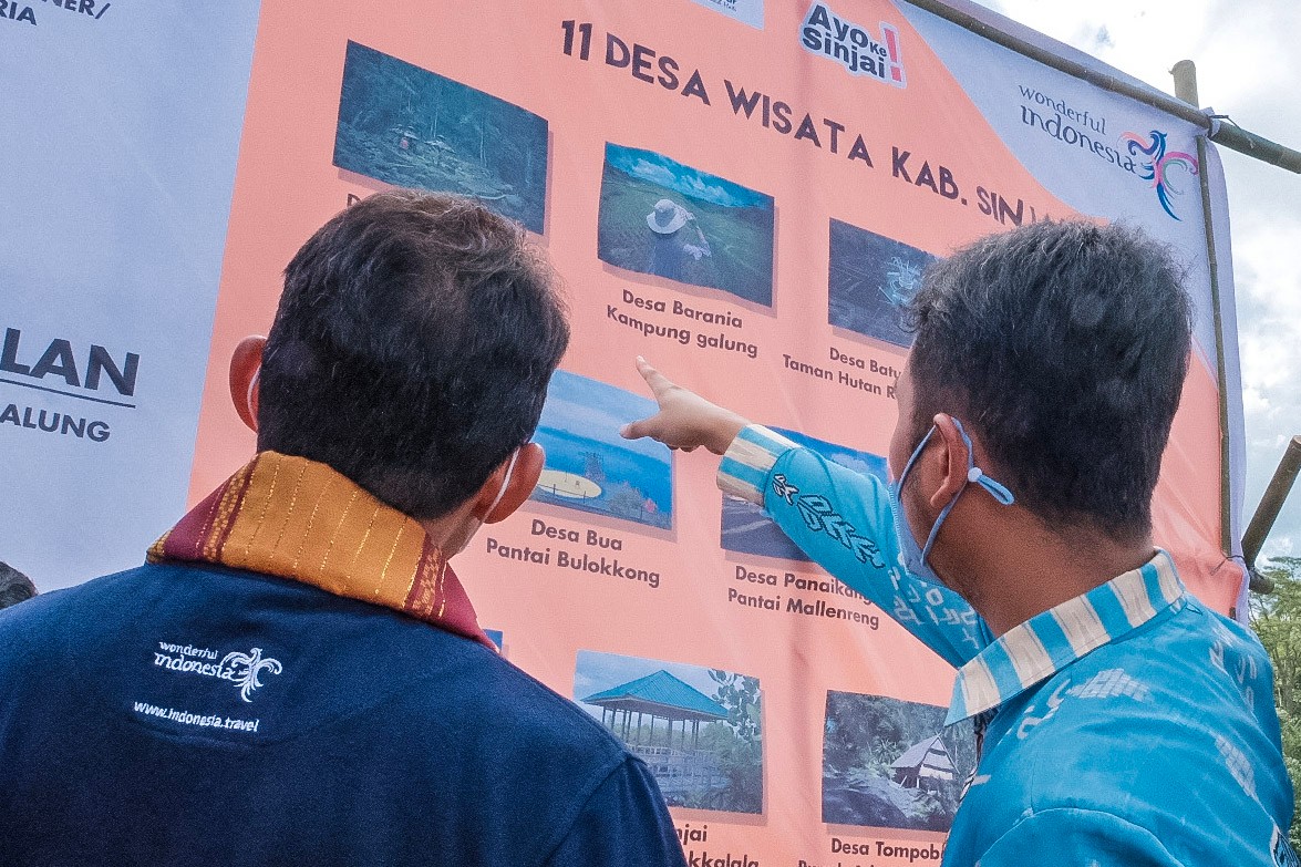 Menteri Sandiaga dan Bupati Sinjai | wahyu chandra