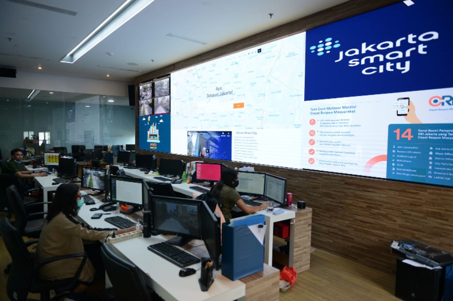 Wilayah pantauan Jakarta Smart City
