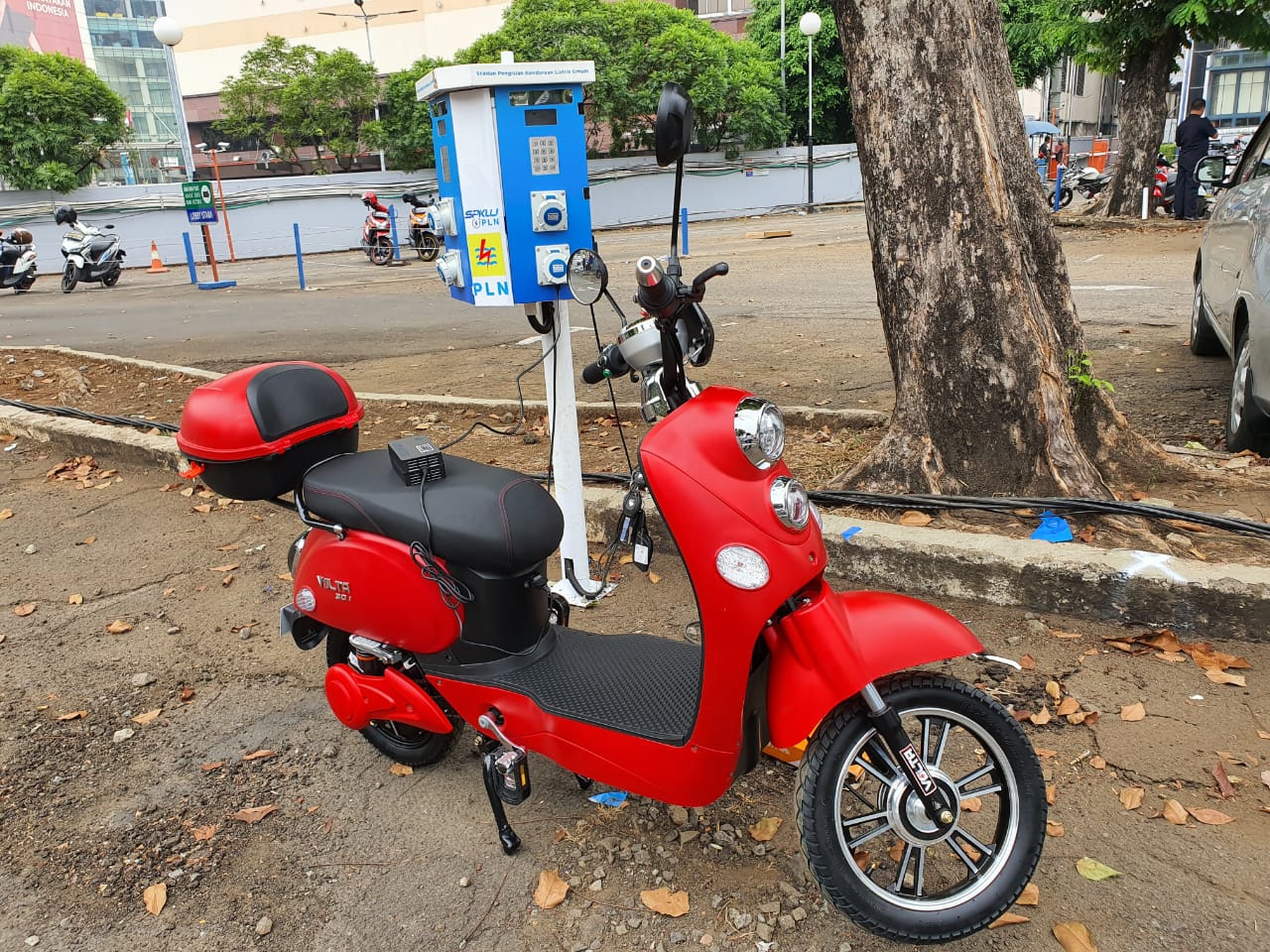 Volta electric motorcycle / Photo credit: Volta
