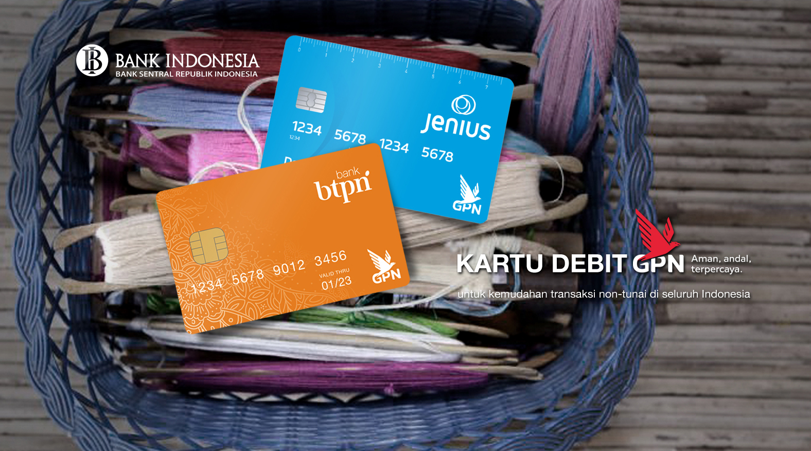 Kartu bank Jenius dan BTPN