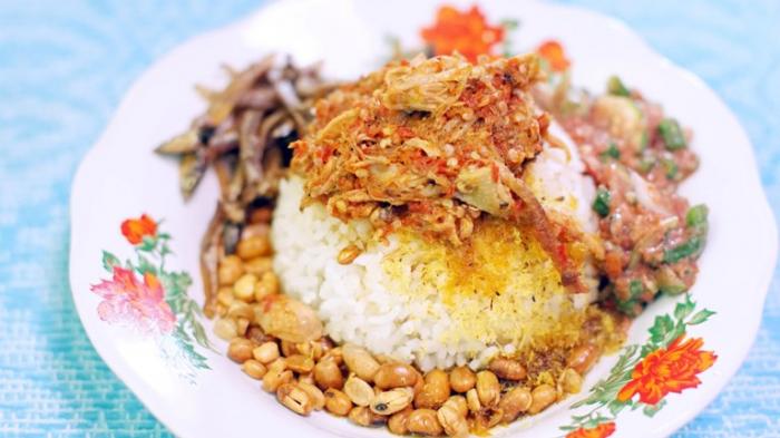 Nasi Balap Puyung | Foto: Tribun Travel