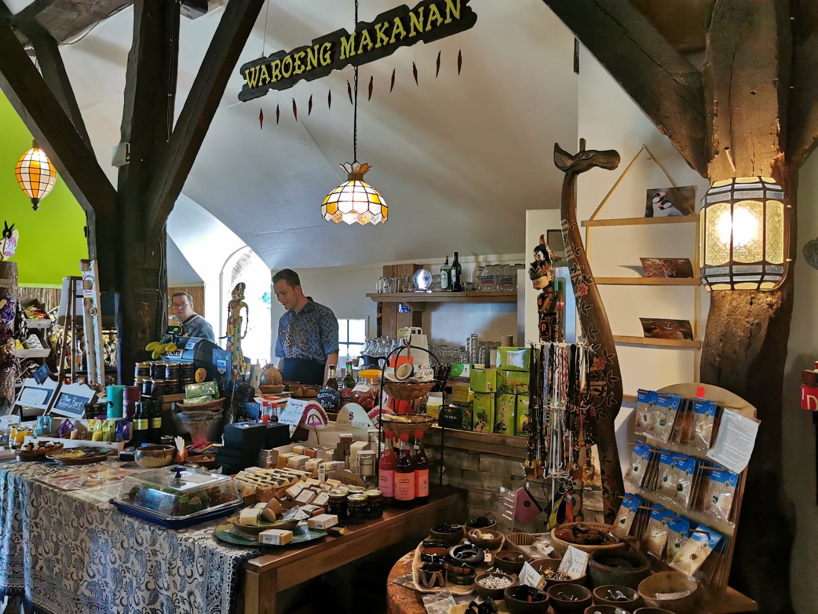 Warung makanan di Taman Indonesia Kallenkote, Steenwijkerland, Belanda