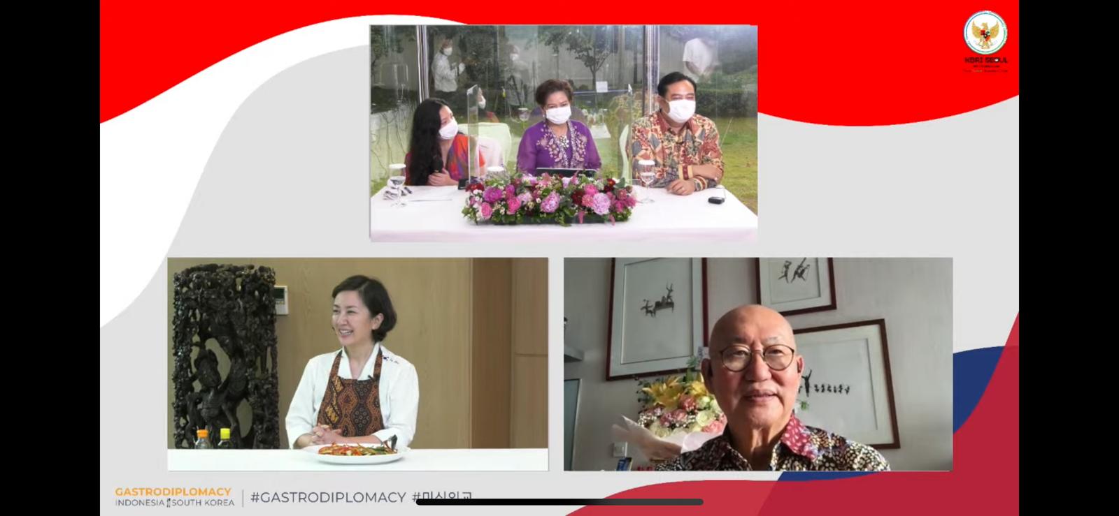 Gastrodiplomasi virtual Indonesia dan Korea Selatan