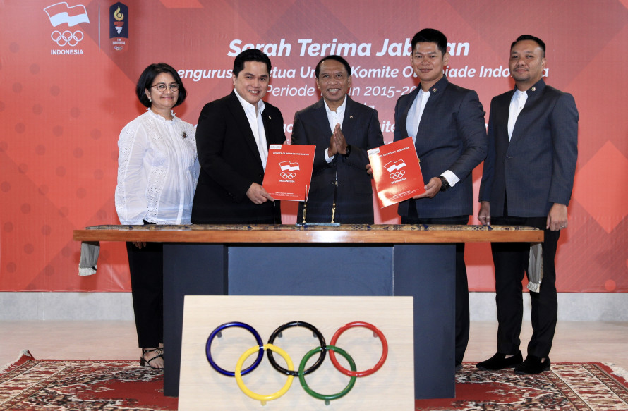 Pergantian Ketua KONI terakhir Erick Thohir
