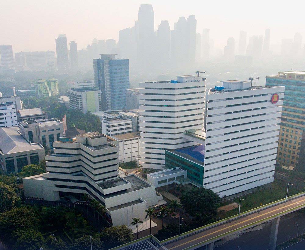 Kantor sekretariat ASEAN di Jakarta | @Asean twitter