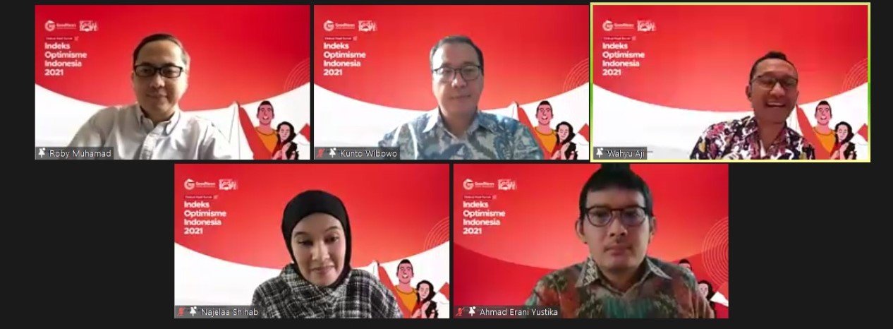 Pelaksanaan diskusi survei indeks optimisme | Foto: dokumentasi GNFI