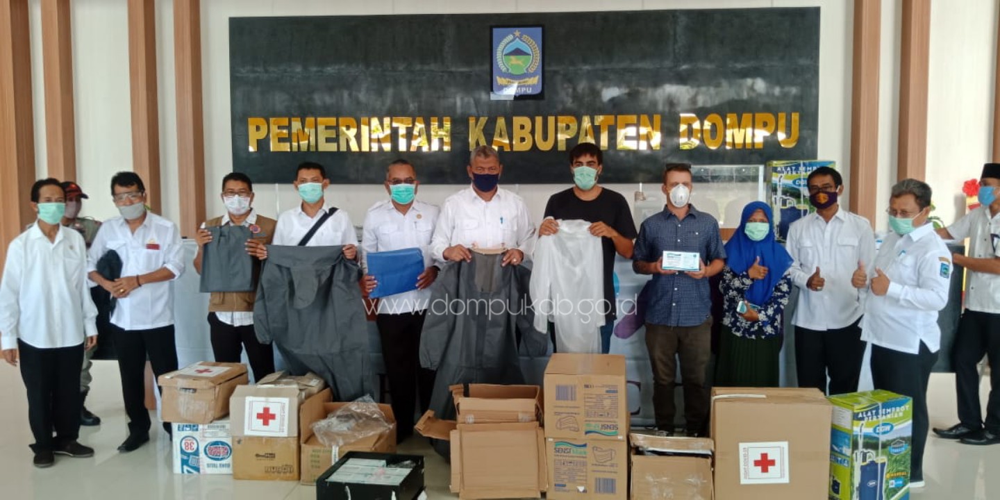 Bantuan yang diberikan Carlos melalui Harapan Project untuk penanganan Covid-19 di Kabupaten Dompu