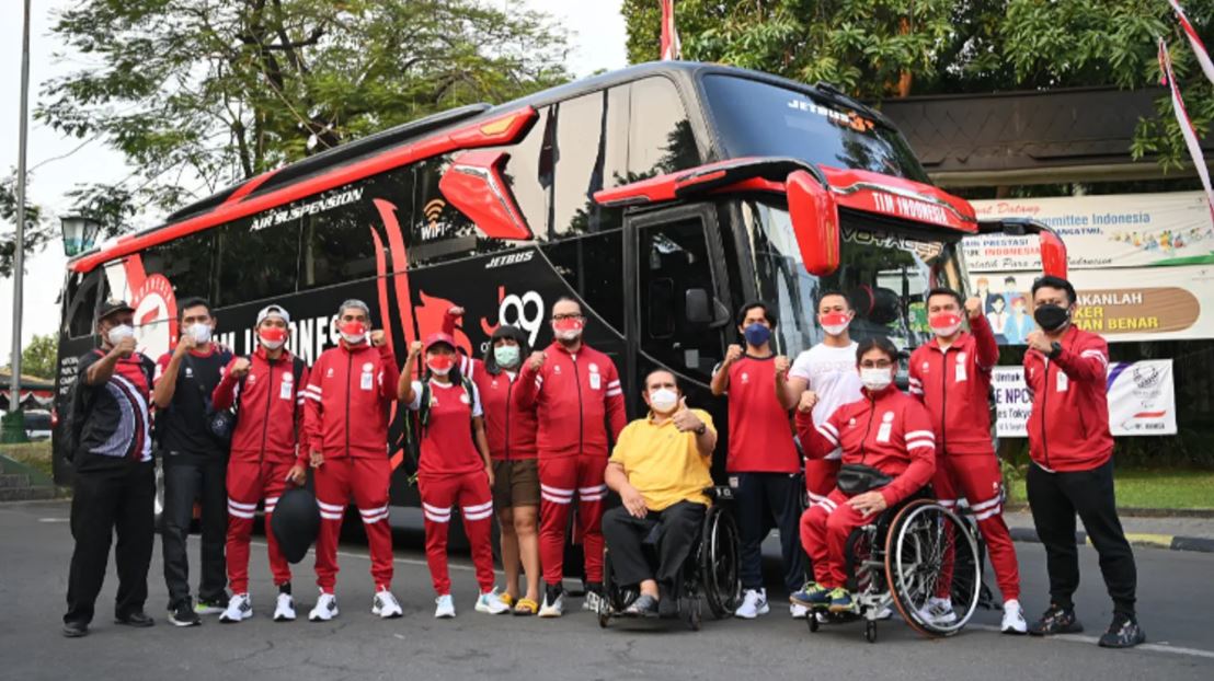 Keberangkatan kontingen Paralimpiade Indonesia