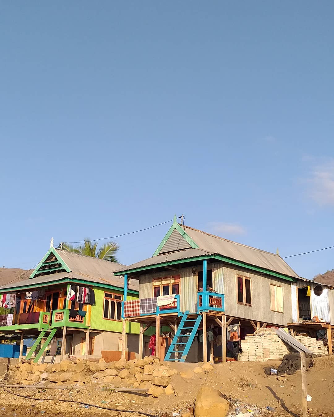 Rumah Ata Modo (Dok Pulau Komodo)